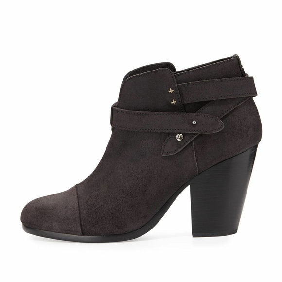 NIB $525 Rag & Bone 'Harrow' Ankle Boots in Asphalt Waxy - sizes 6.5 and 7.5! - Picture 2 of 12
